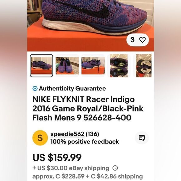 Nike Flyknit Ultra Light Unisex Racing/Running Shoes - Picture 13 of 13